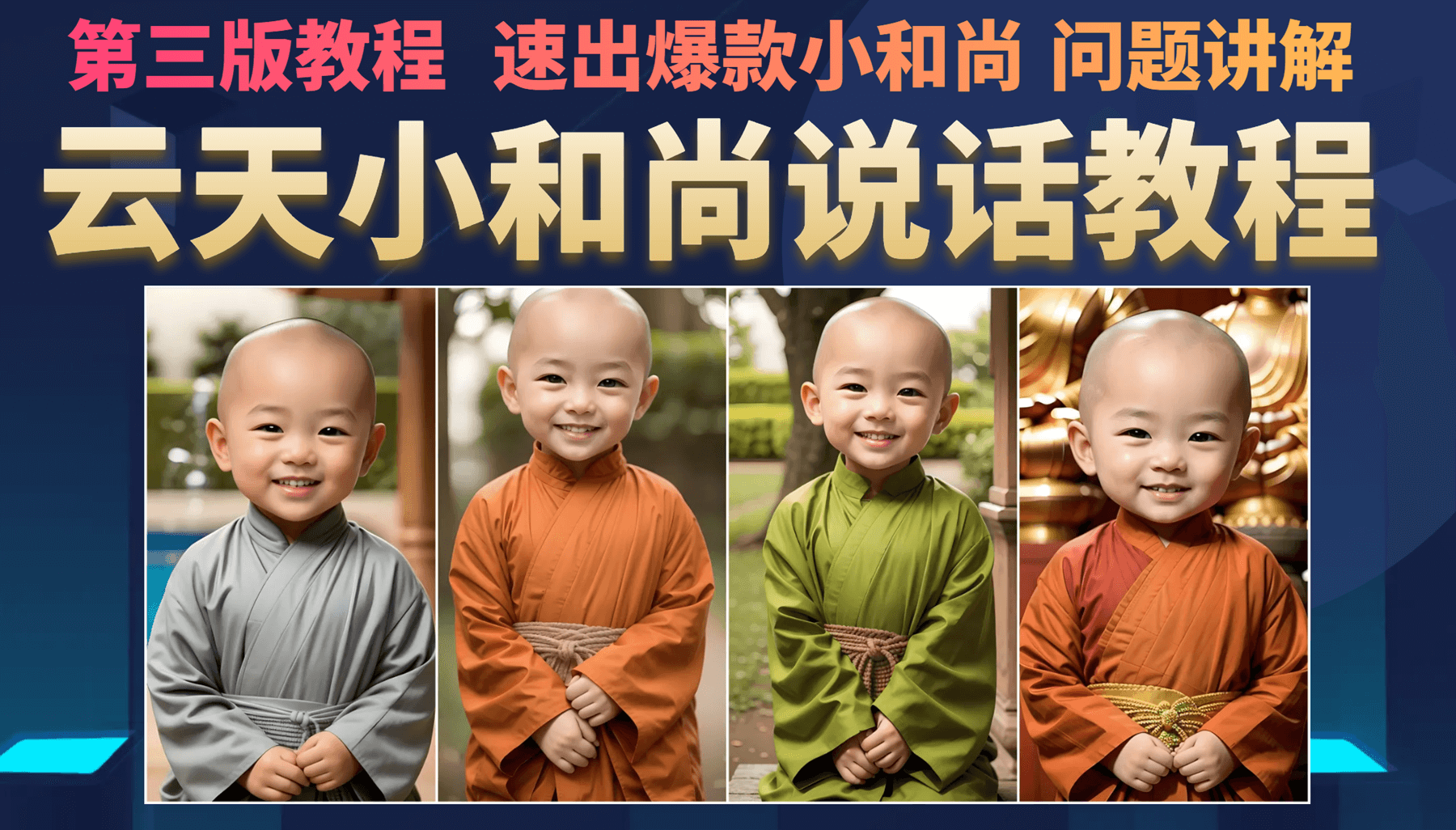 云天小和尚会说话，7天万粉（第3版教程）-博学库