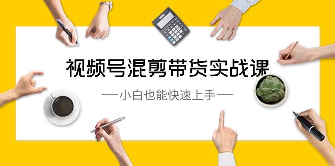 视频号-混剪带货实战课,小白也能快速上手(10节课)-博学库