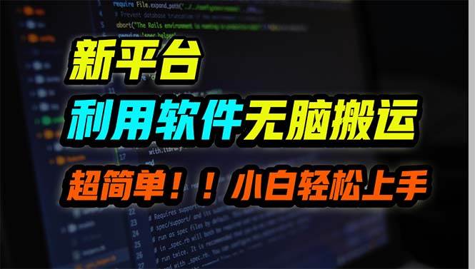 新平台用软件无脑搬运,月赚10000+,小白也能轻松上手-博学库
